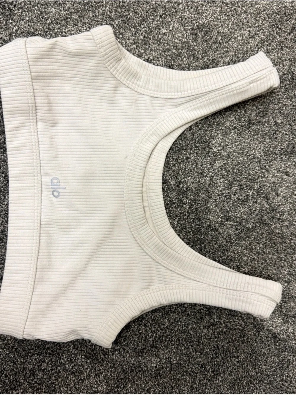 ALO Yoga bra in Off-White - Picture 1 of 4
